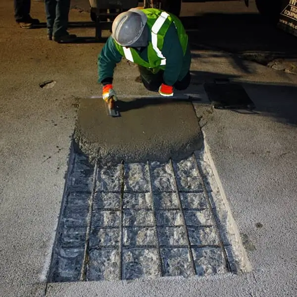 Northland Concrete Services completes a concrete relaying project for a commercial driveway, improving its longevity.